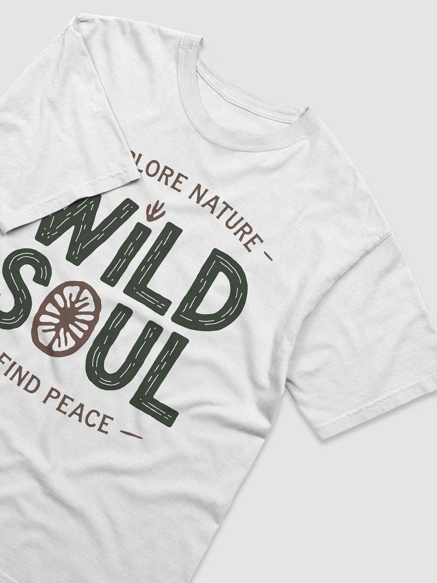 Wild Soul Nature #Statement Heavyweight White T-Shirt product image (3)