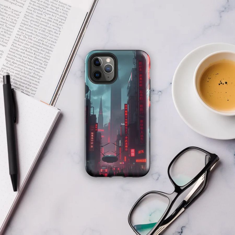 Crimson Metropolis - iPhone Tough Case product image (6)