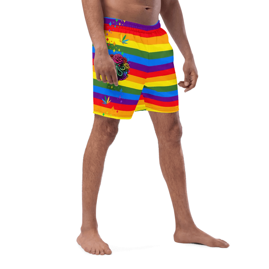 PRIDE Cthulhu Royalty Swim Shorts product image (8)