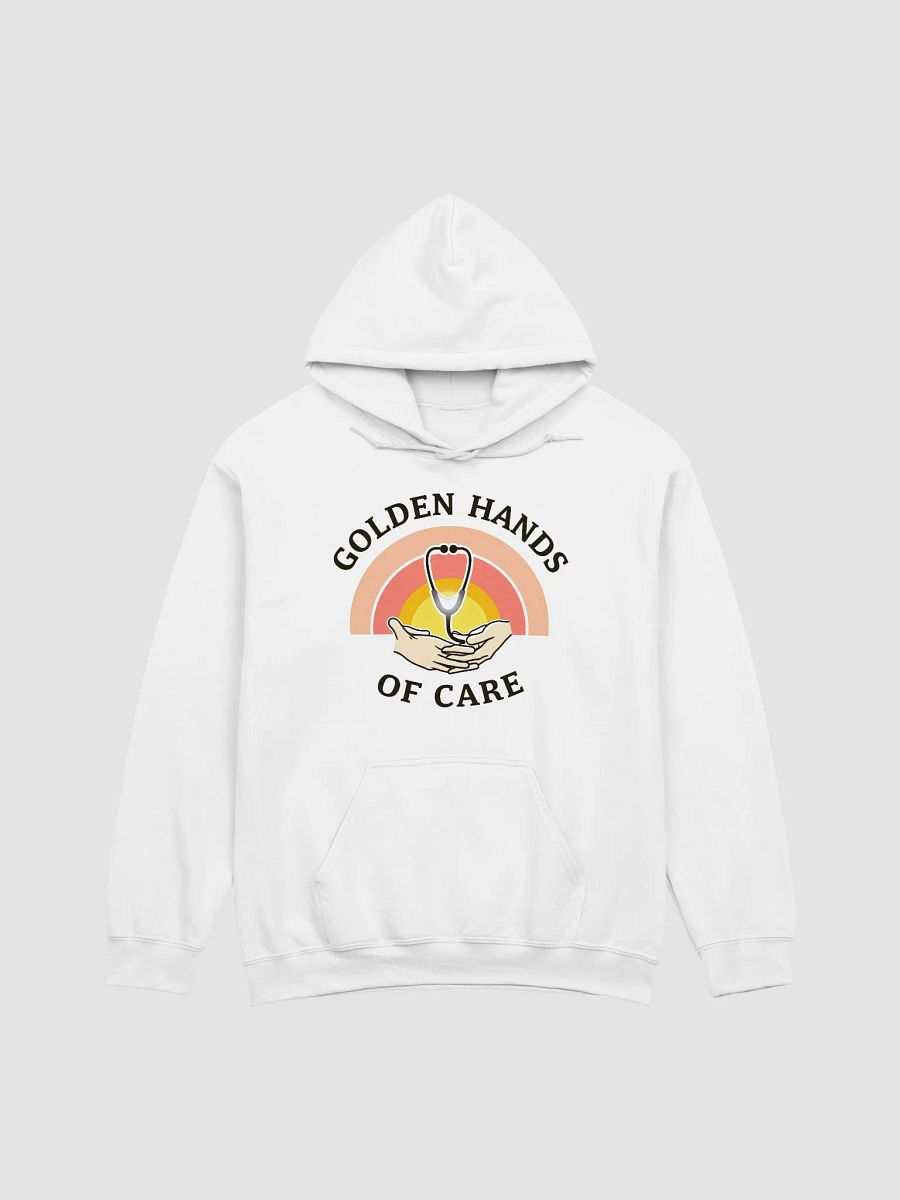 Golden Hands of Care Stethoscope Hoodie product image (1)