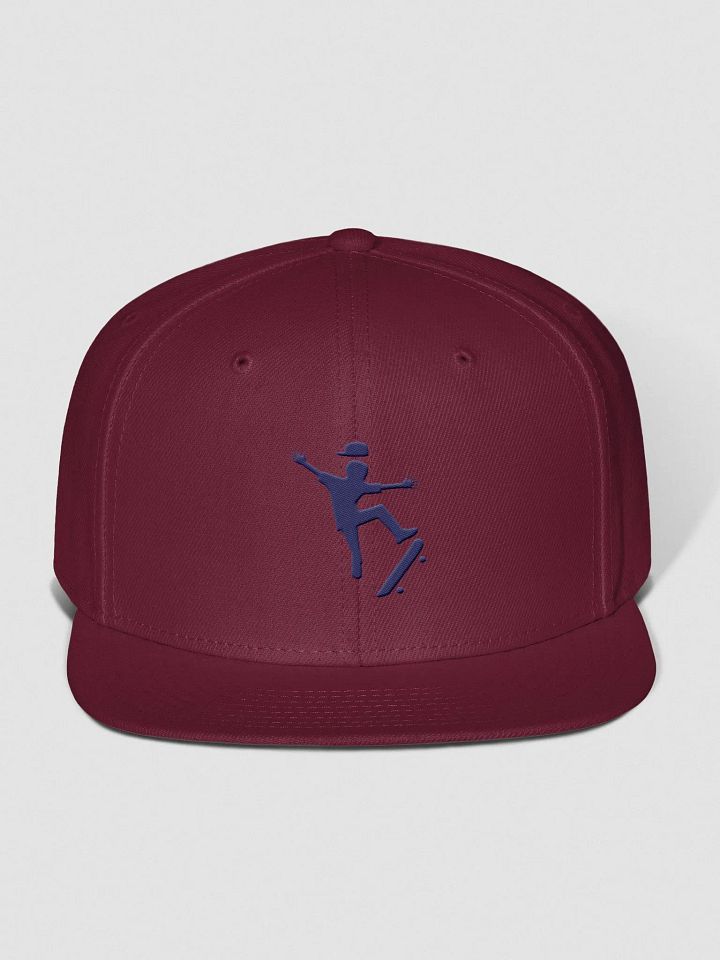 Dazzle Deck Burgundy Maroon Baseball Cap product image (1)
