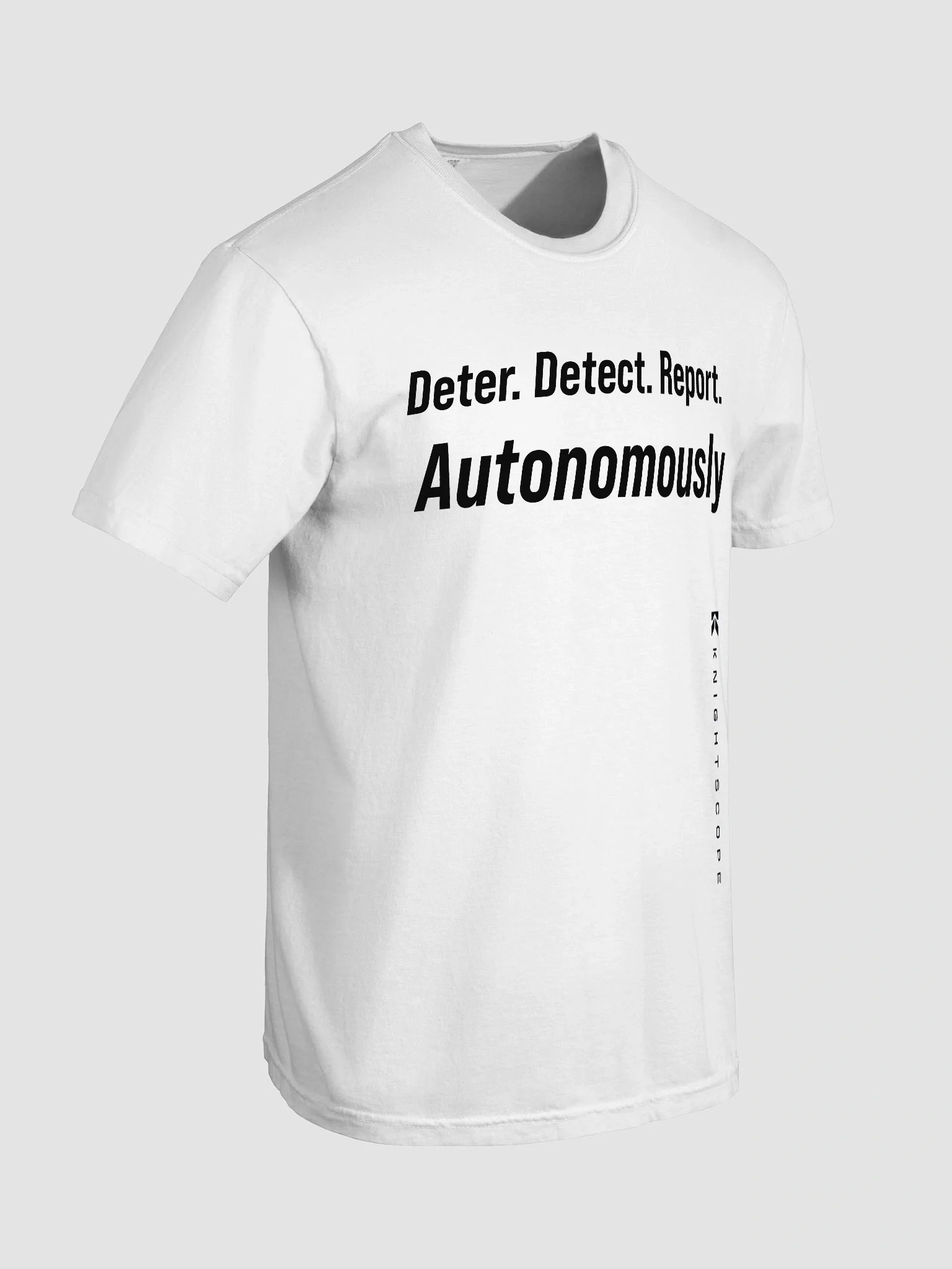 Deter. Detect. Report: T-Shirt - White product image (8)