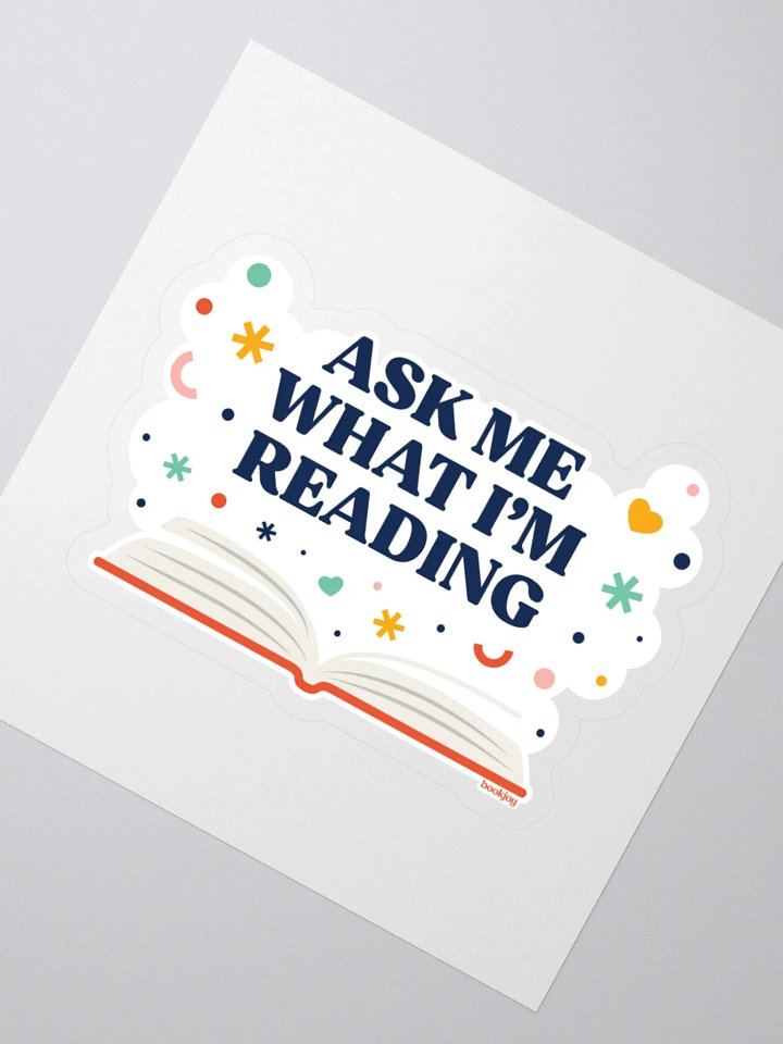 Ask Me What I'm Reading Sticker product image (2)