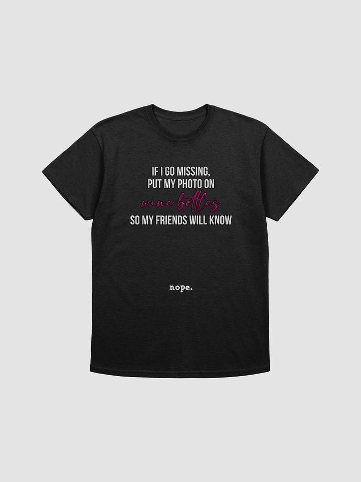 nope. resolute - wine tee product image (1)