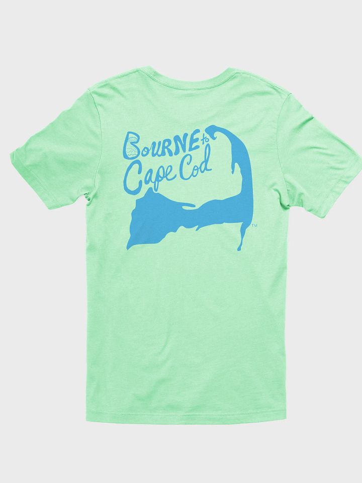 Men's | BOURNE to Cape Cod™ | Supersoft T-Shirt by Bella+Canvas | Deep Sky Blue Logo on Bright Colors product image (18)