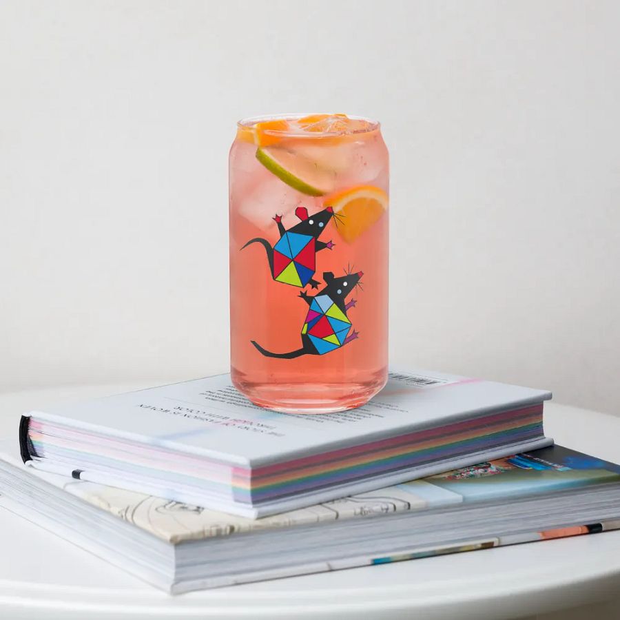 cubist rats glass product image (4)