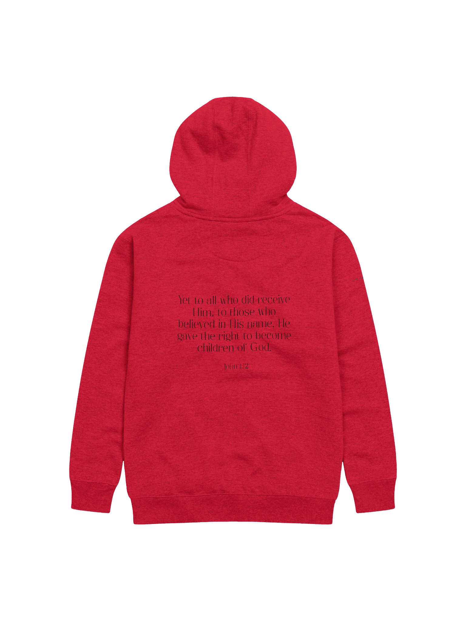Daughter of the King Premium Hoodie - Red product image (4)
