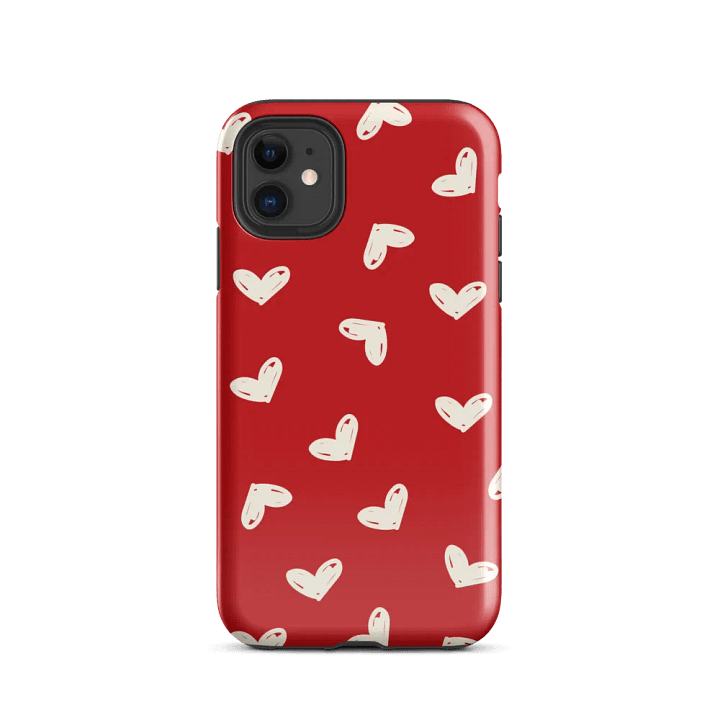 Red Heart Valentines iPhone Tough Case product image (2)