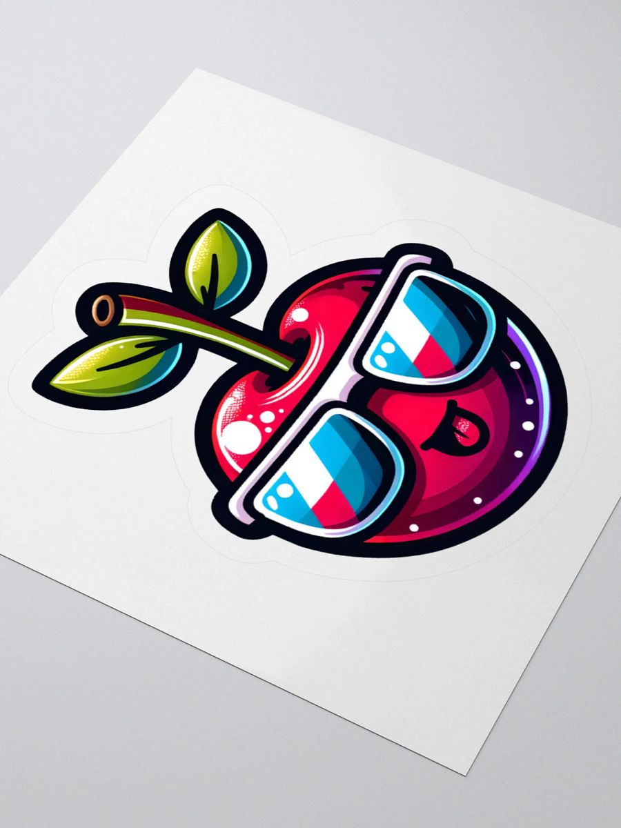 Cool Cherry Sunglasses Sticker product image (7)