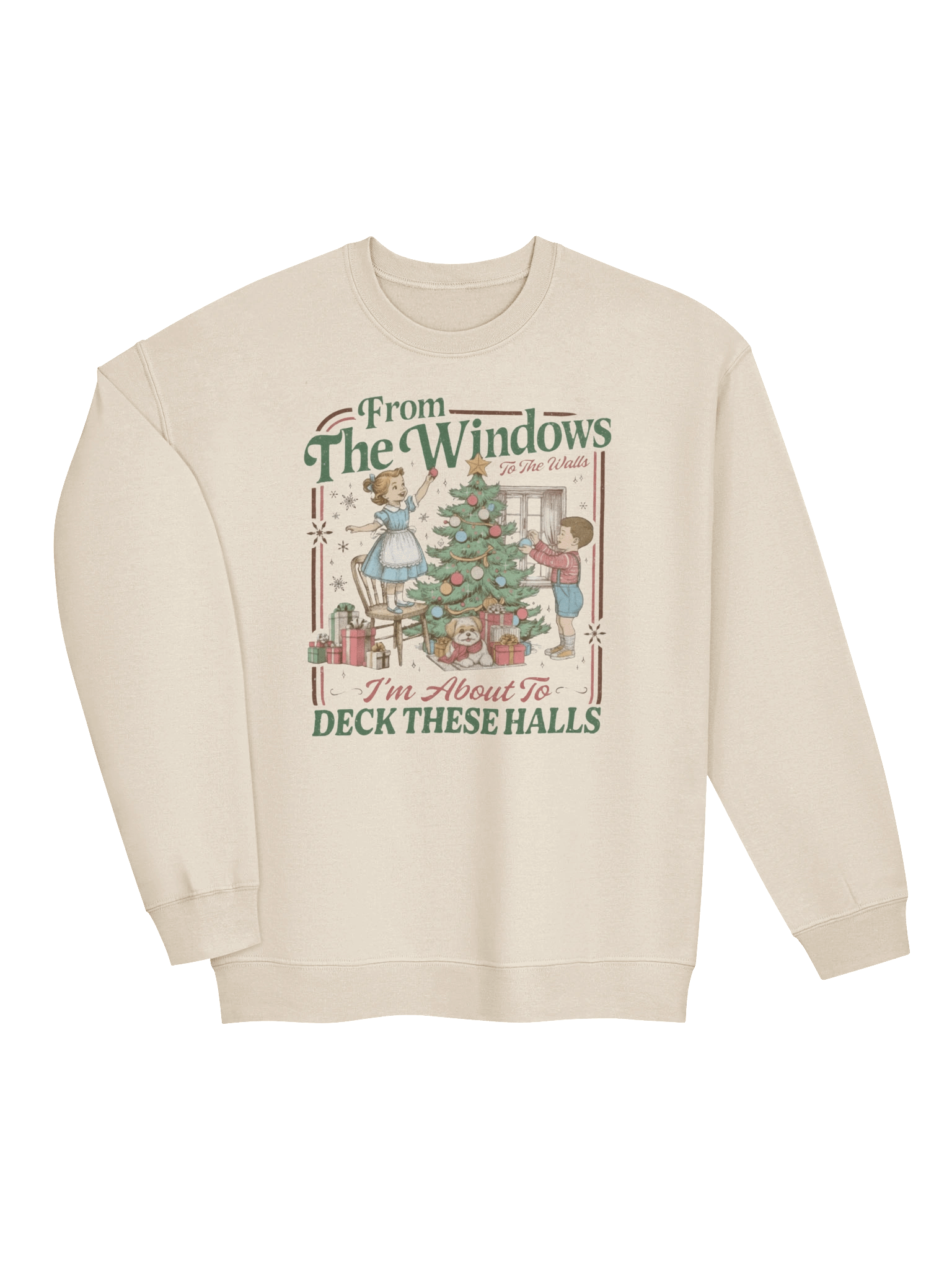 From The Windows To The Walls" | Cozy Christmas Sweatshirt product image (3)
