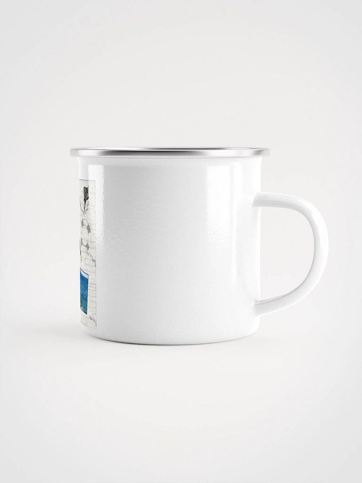 A little pot with sea style - Enamel Mug product image (1)