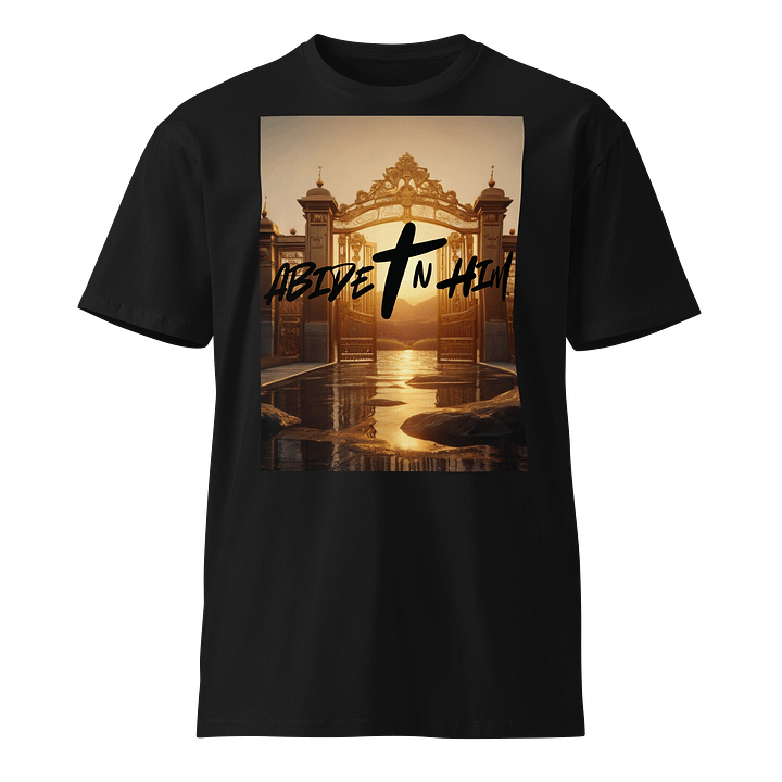 Abide In Him Christian Clothing – Golden Gates Premium T-Shirt product image (1)