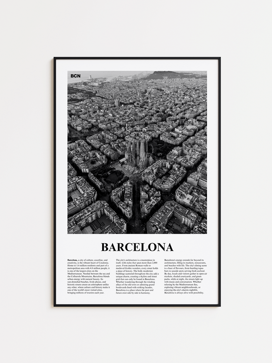 Barcelona 01 Newspaper Poster | Framed product image (21)