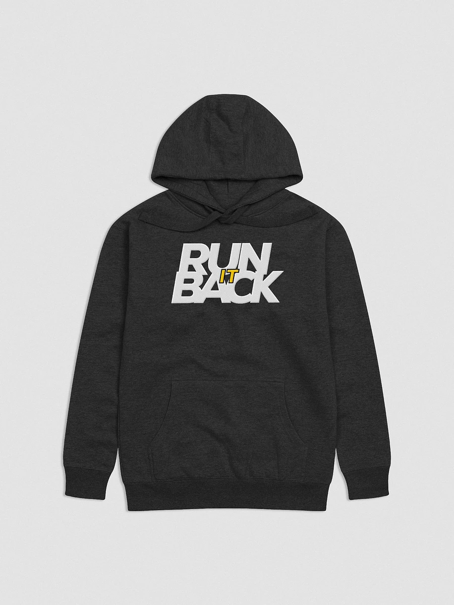 RUN IT BACK Embroidered Hoodie White Lettering product image (5)
