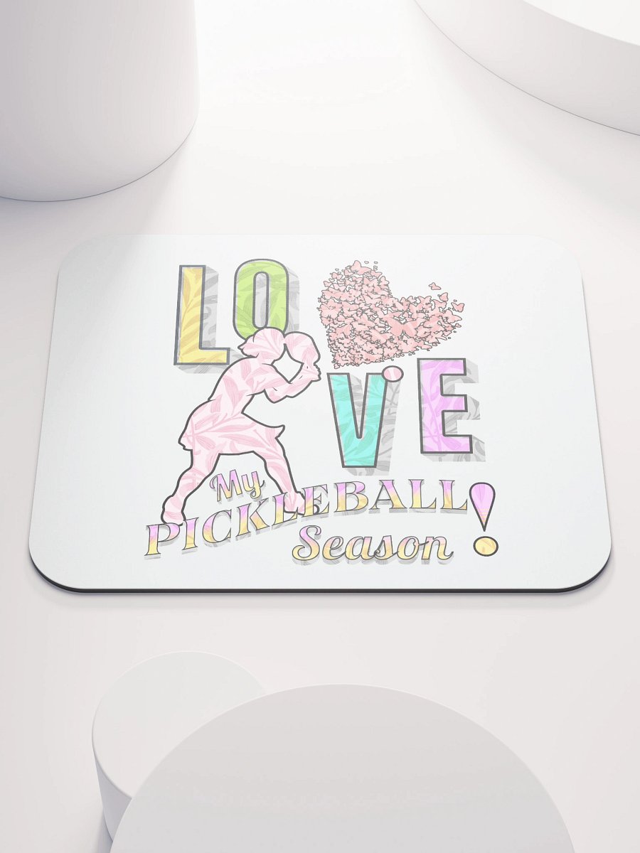 Love My Pickleball Season Female Mouse Pad product image (2)