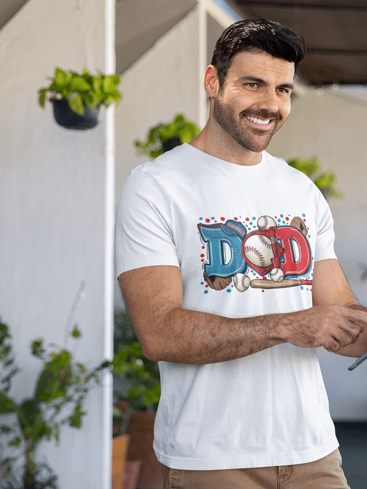 Bella Canvas-Fathers Day-Baseball Dad Tshirt product image (1)