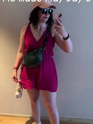 This will always be a favourite outfit. The colour is fabulous. #memademay #memademay2025 #hotpink #romper #holidaysewing 
