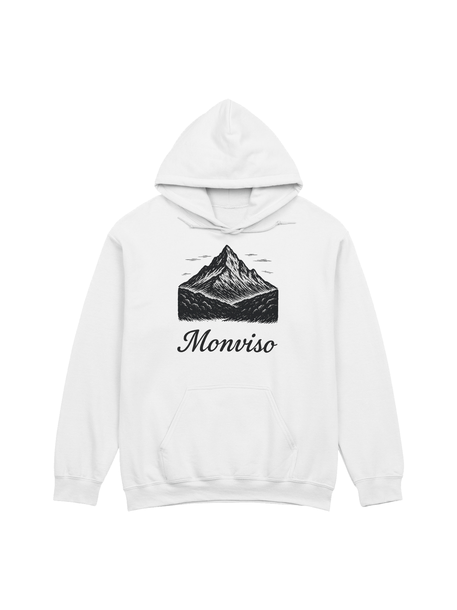 Monviso Hoodie – Stylised Mountain Design product image (17)