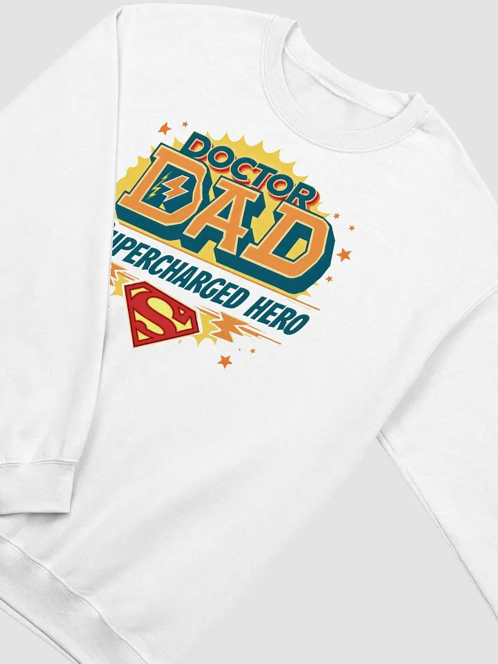 Supercharged Doctor Dad Crewneck Sweatshirt product image (11)
