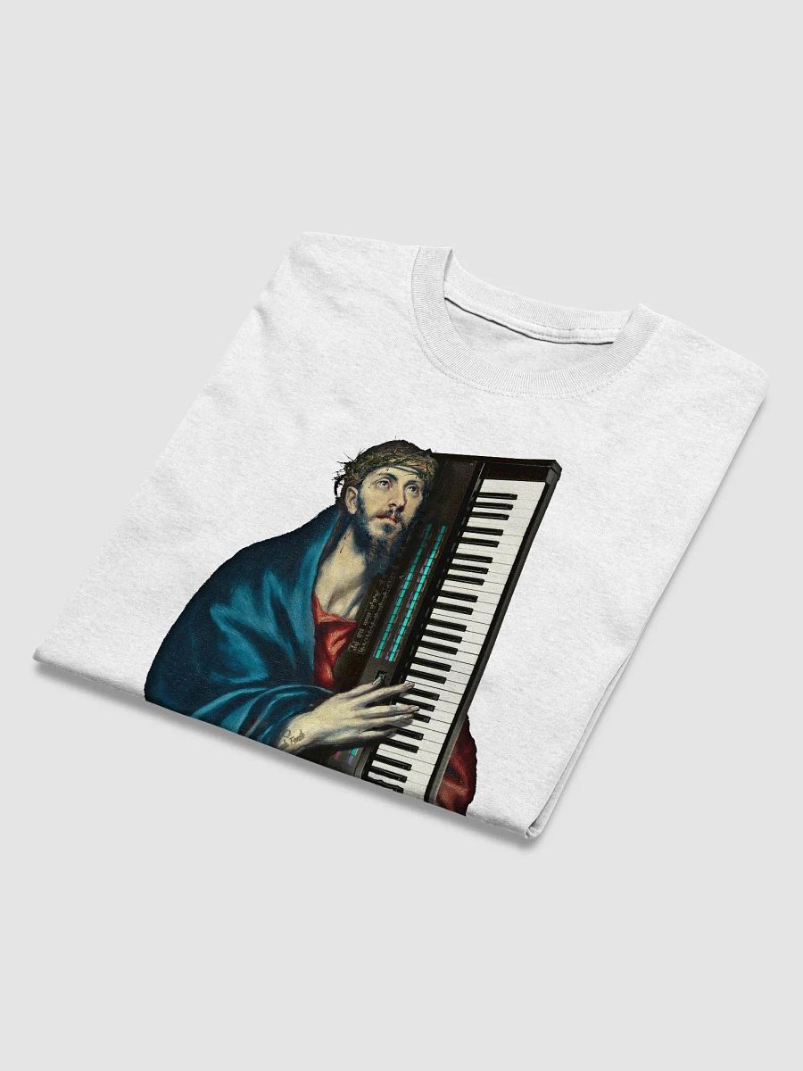 Christ Carrying the DX7 (Yamaha DX7) , EDM Tecno Unisex t-shirt product image (4)
