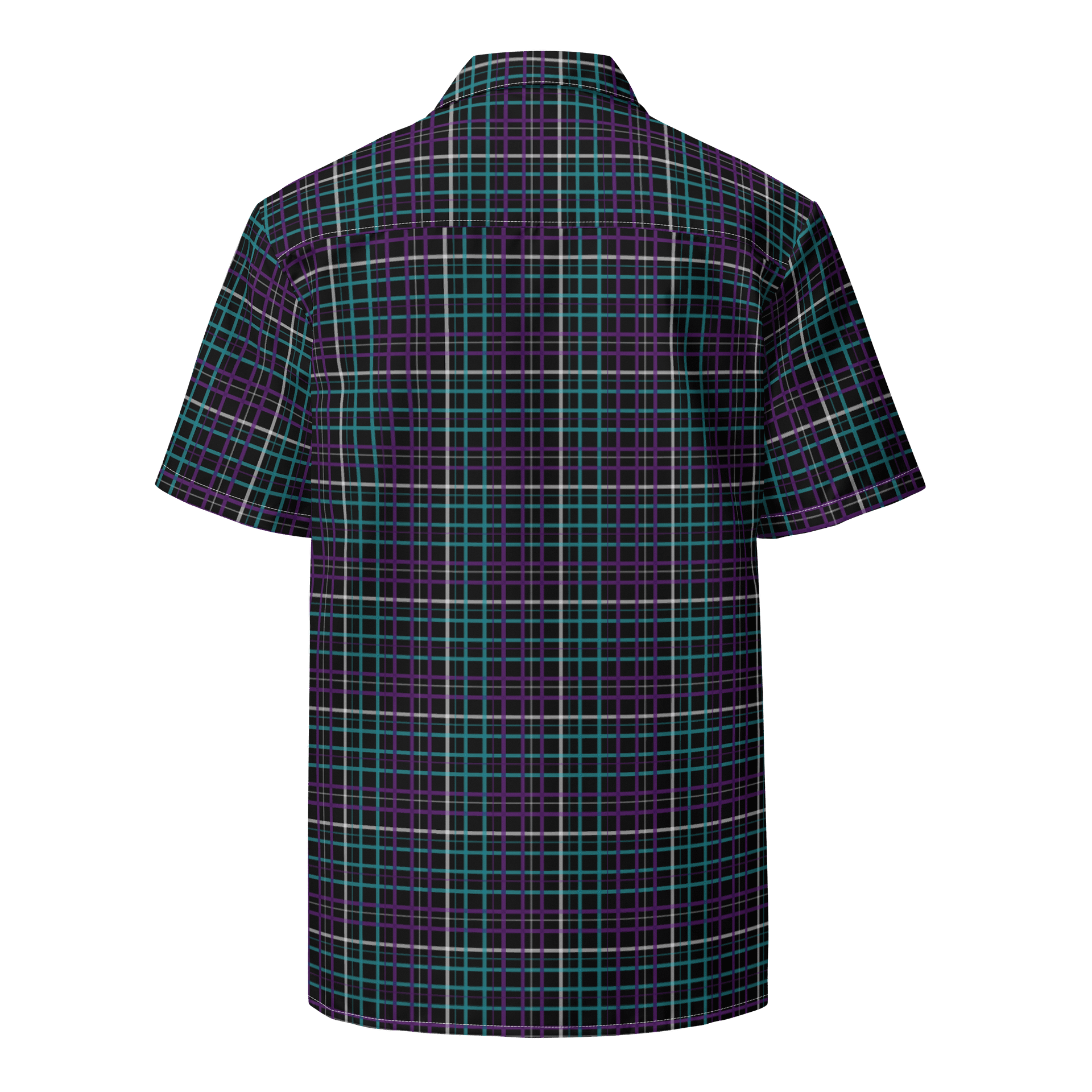 Black Plaid Button-Up Shirt product image (2)
