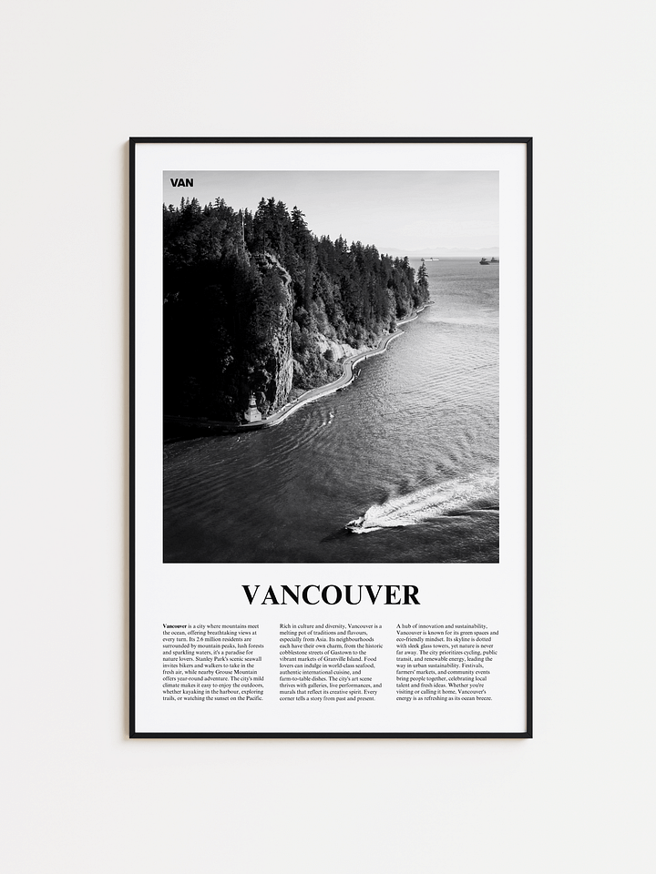 Vancouver 02 Newspaper Poster product image (1)