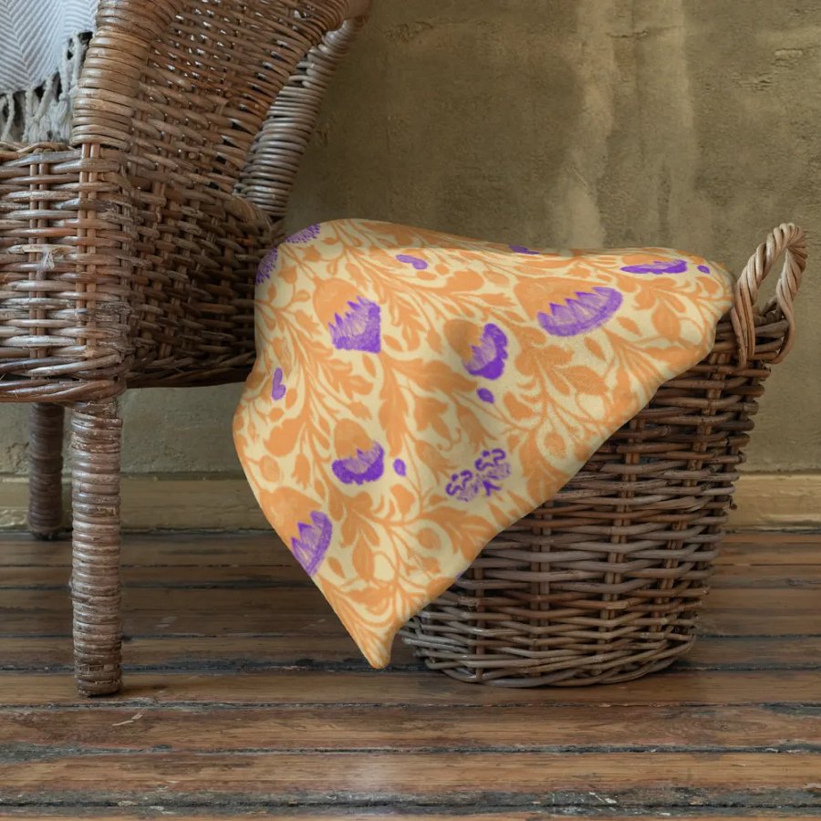 Mystic Floral Harmony Throw Blanket product image (22)