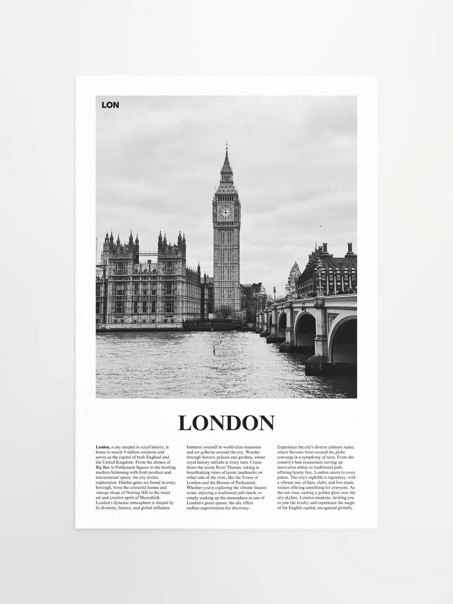London 01 Newspaper Poster product image (11)