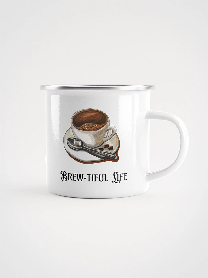 Brew-tiful Life Enamel Mug product image (1)