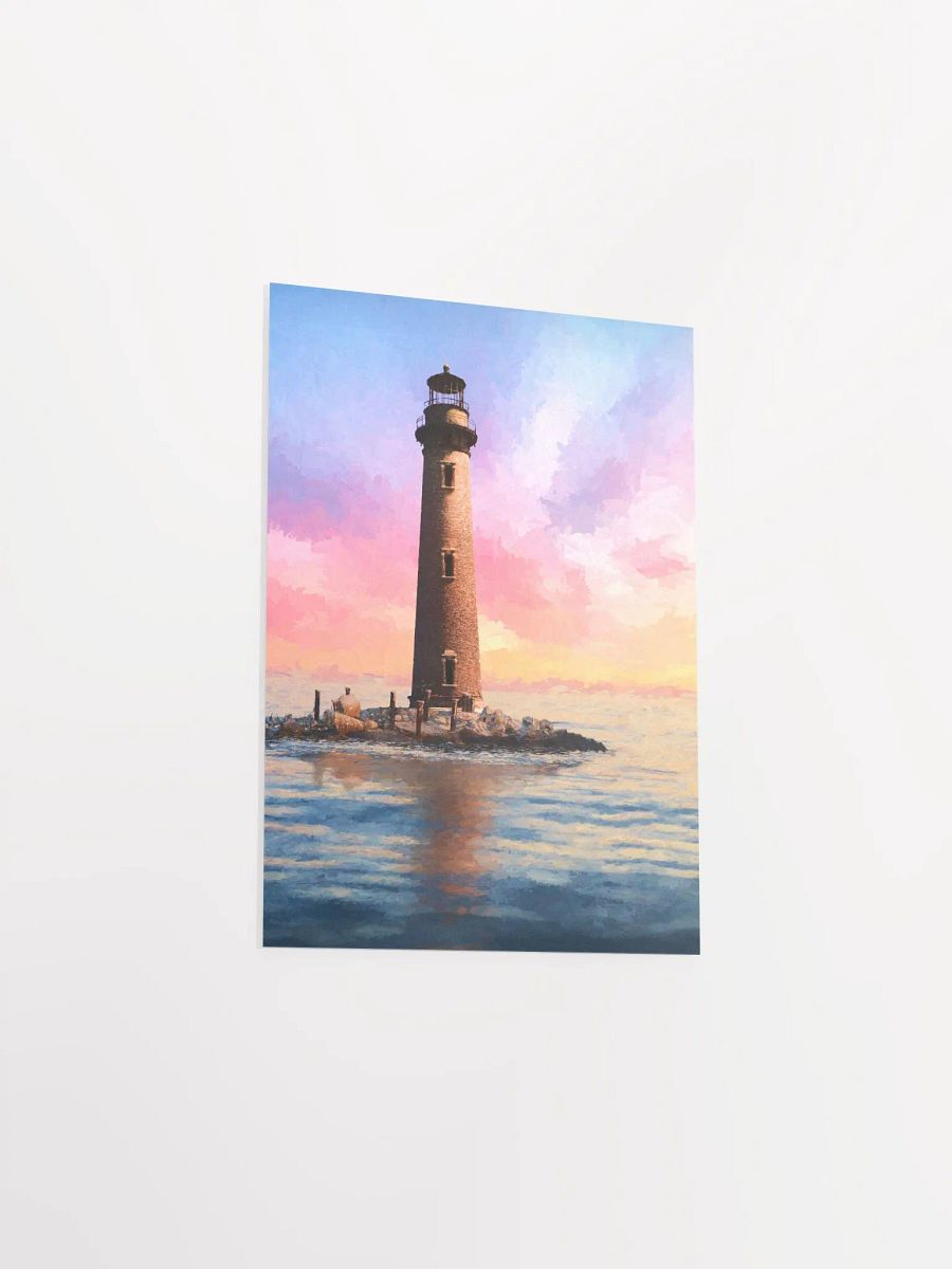 Sand Island Lighthouse – Mobile Alabama Matte Poster product image (20)