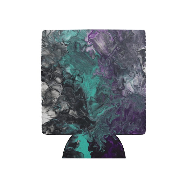 Acrylic Pour Printed Can Cooler - Original FCCA Design product image (1)