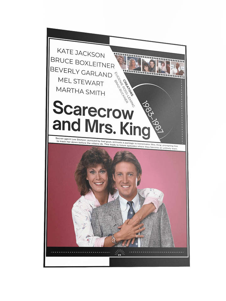 Scarecrow and Mrs. King with Kate Jackson and Bruce Boxleitner 1983–1987 | Poster | 12x18 Wall Art product image (2)