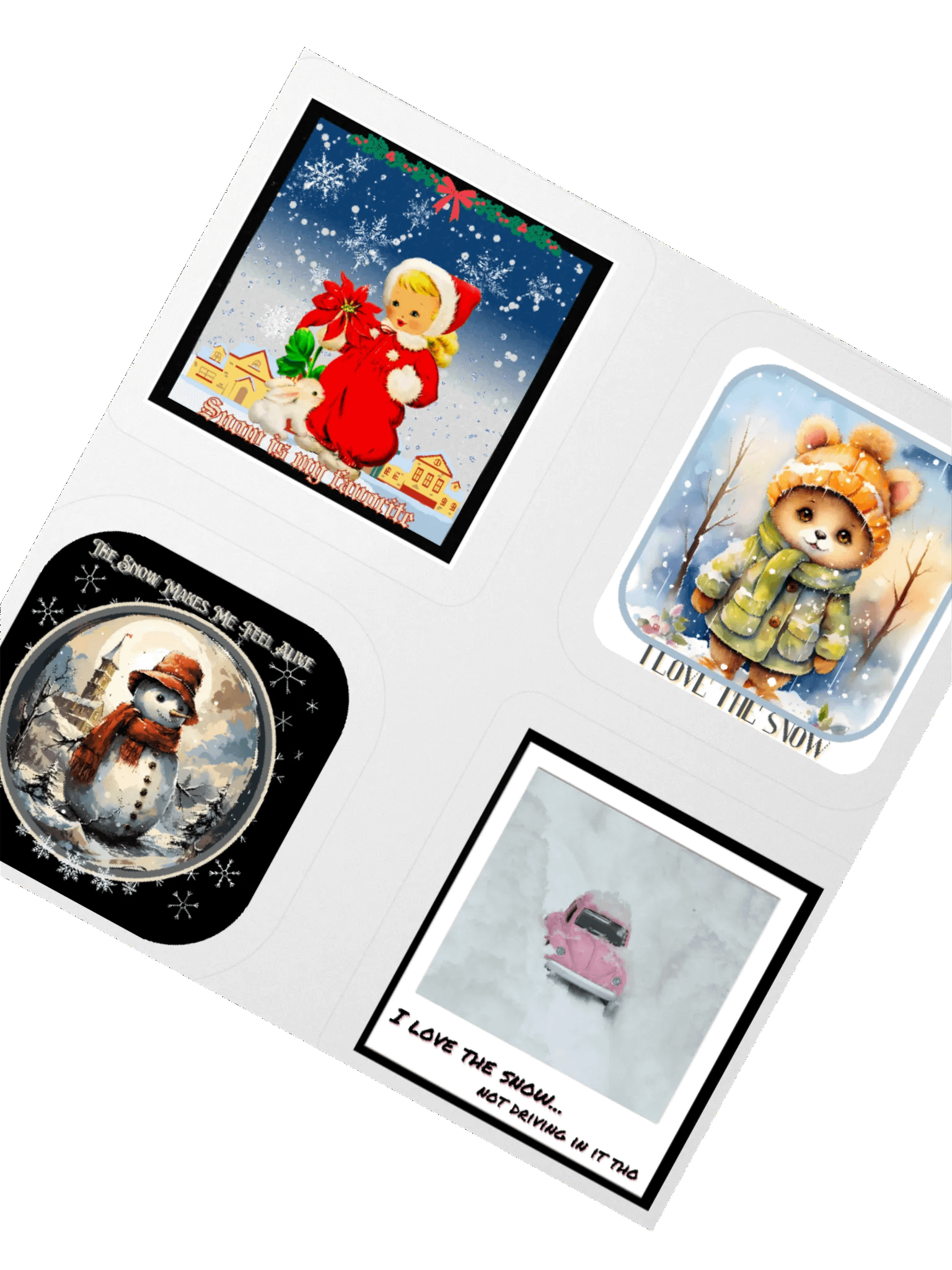I Love the Snow, Standard Sticker Pack product image (7)