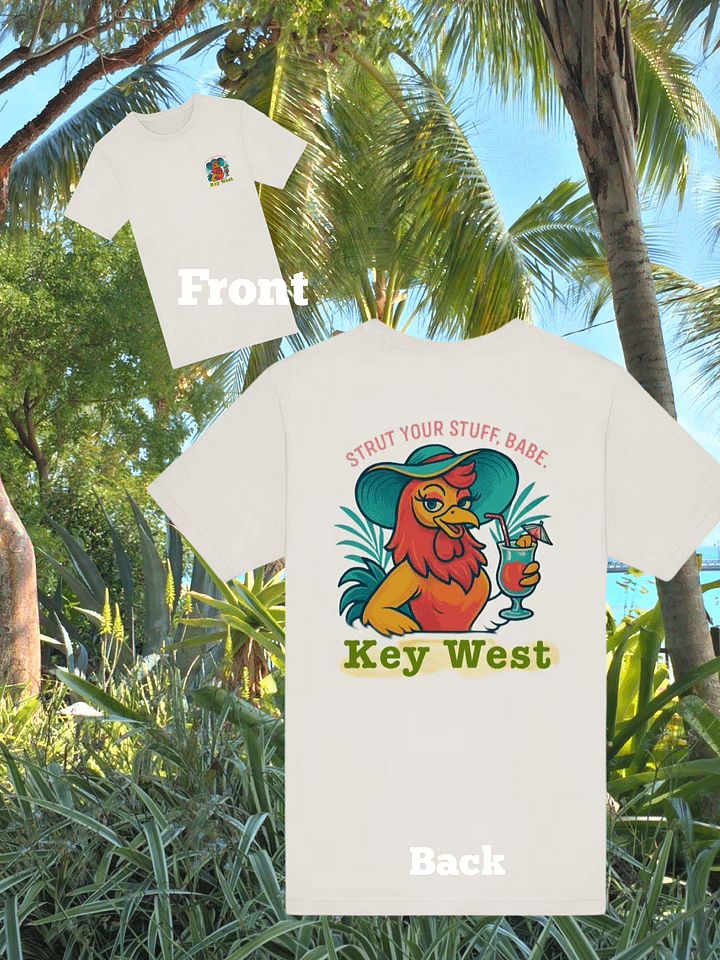 Luxe Key West Strut Your Stuff, Babe Ultra-Soft Rooster Tee product image (1)