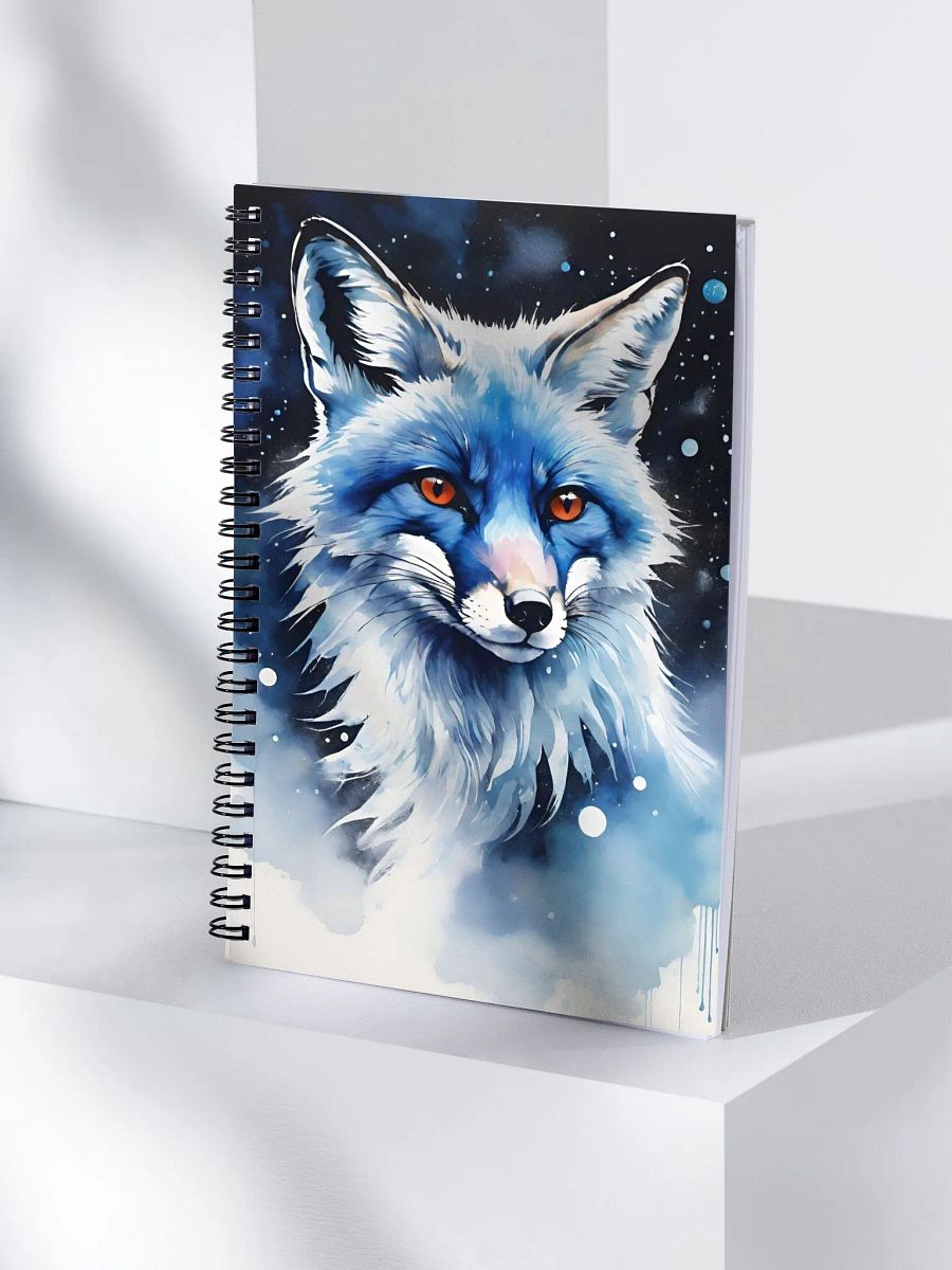 Grunge Fox Spirit Spiral Notebook product image (4)