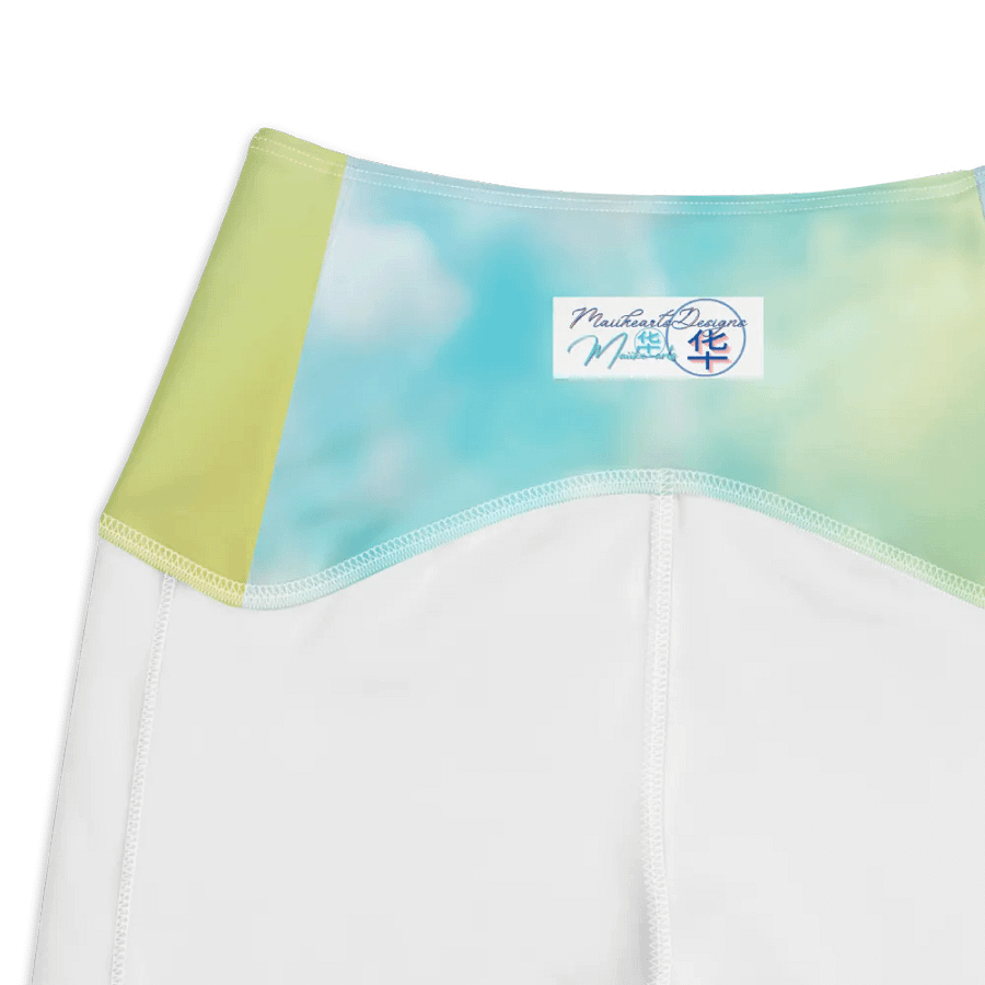 Blur cloud rainbow Design Leggings with Pocket - V5 product image (7)
