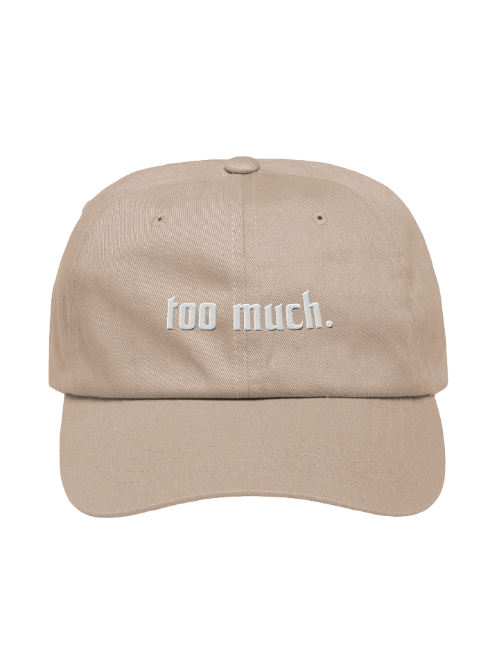 too much. white embroidery hat product image (9)