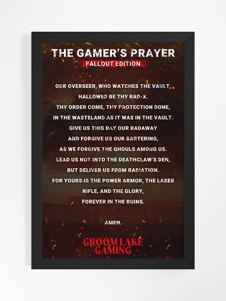 The Gamer's Prayer: Fallout Edition product image (2)