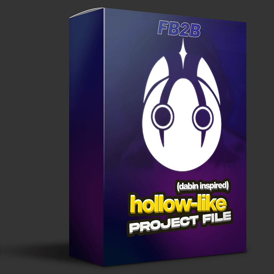 making a Dabin x Kai Wachi type beat project file, "Hollow-like" product image (1)