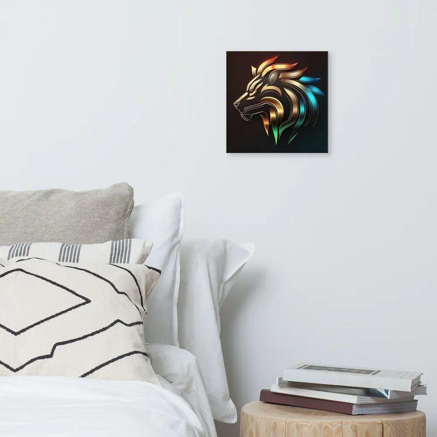 Lion logo canvas product image (11)