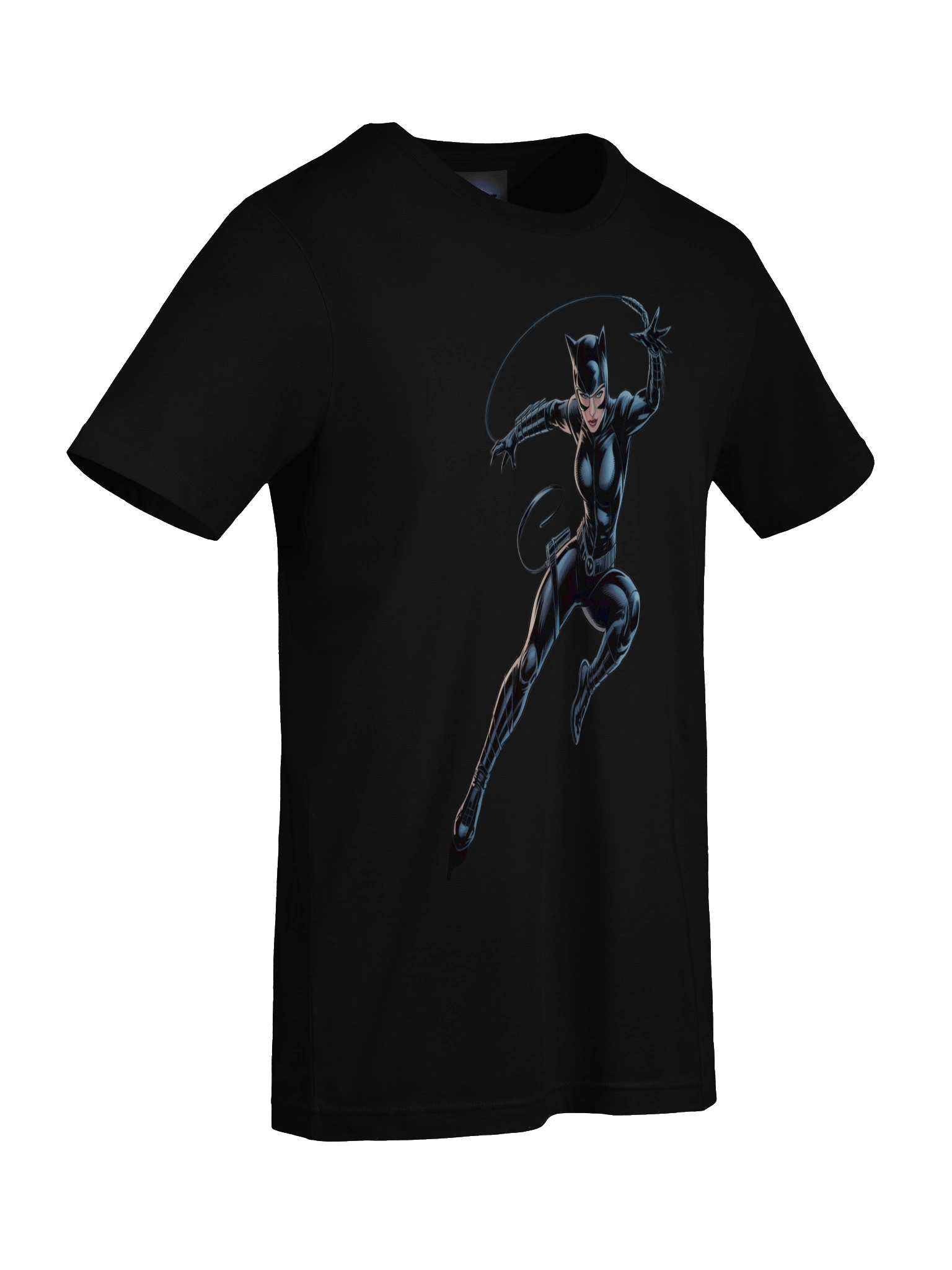 Midnight Pounce: Catwoman's Lethal Leap T-Shirt product image (9)