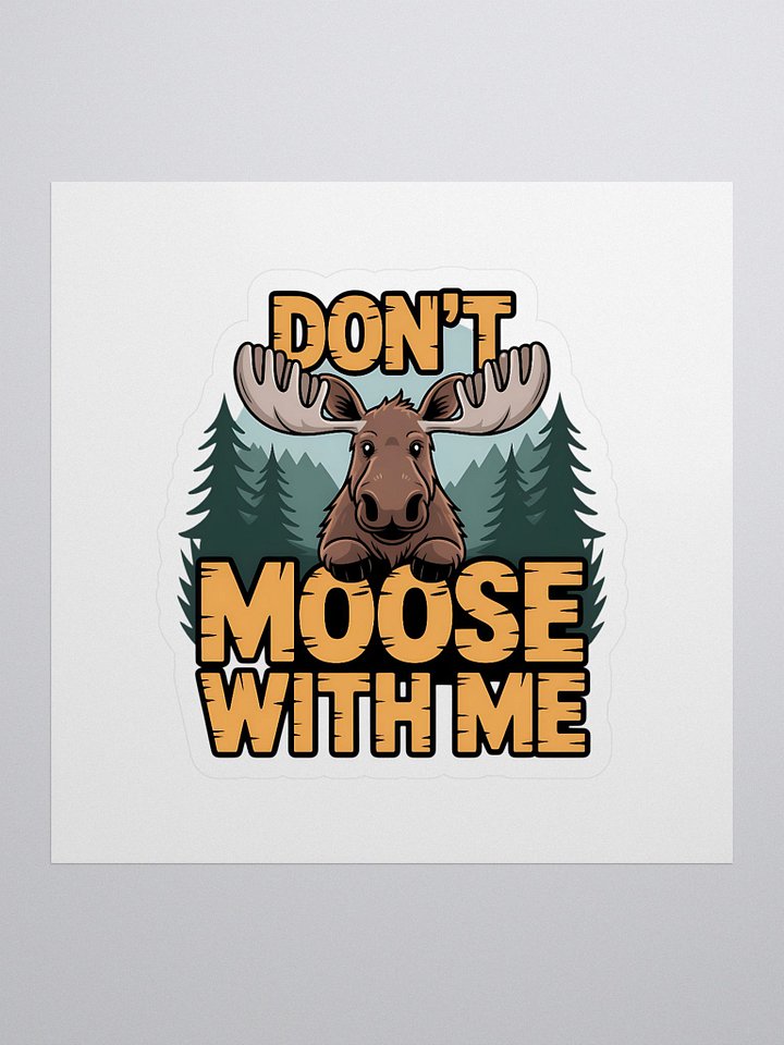 Majestic Moose Kiss Cut Stickers product image (1)