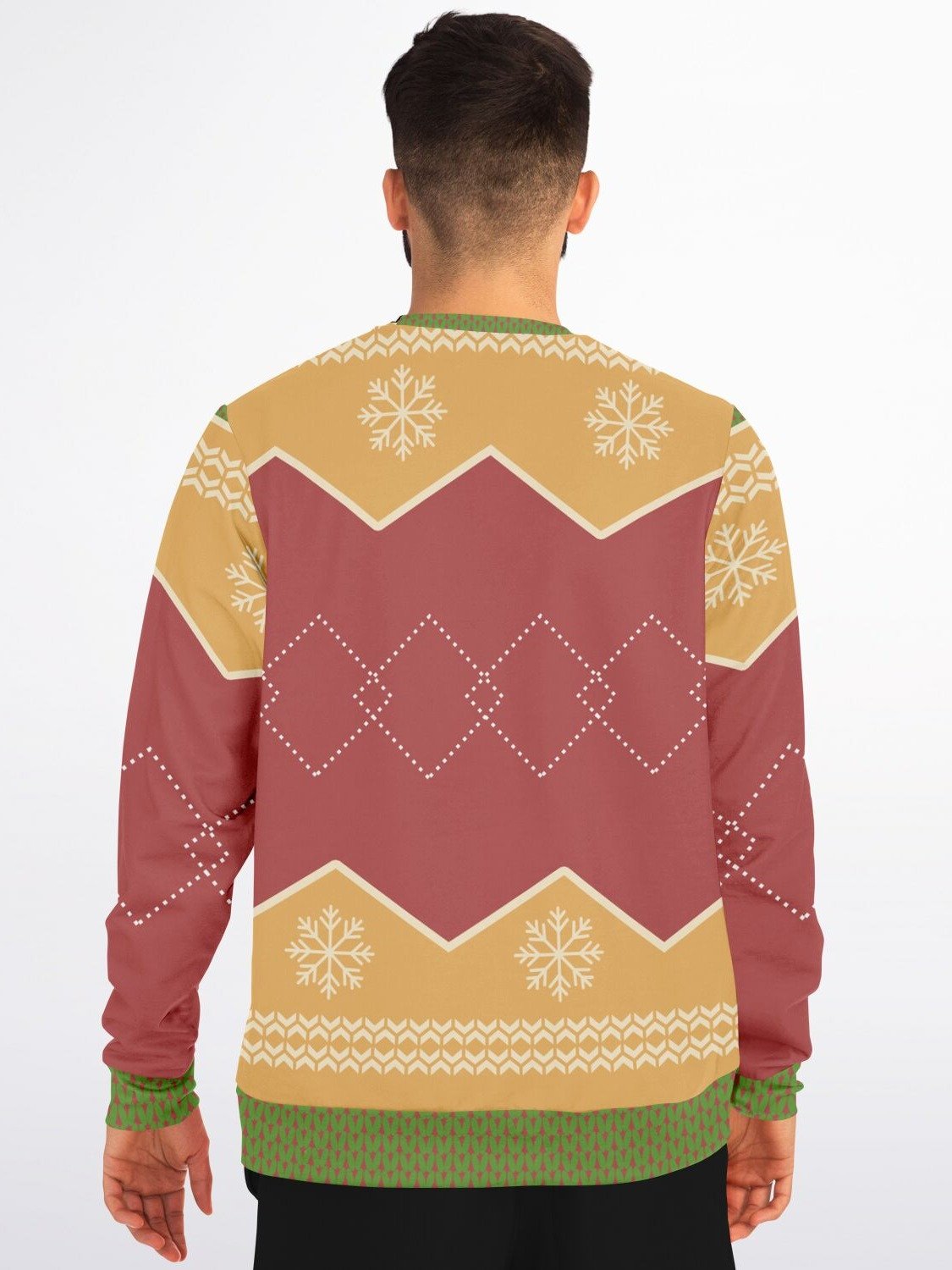 Coffee Lover Christmas Sweatshirt "I Run on Coffee and Christmas Cheer" | Cute Holiday Sweater for Coffee Addicts | Cozy Winter Gift product image (2)