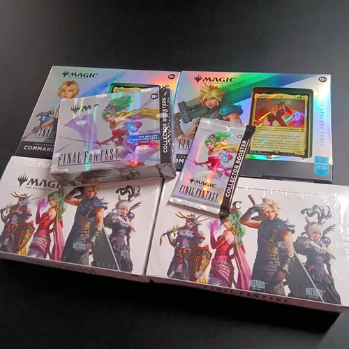 For the record I only paid for 1 booster box in this photo lol

#finalfantasy #magicthegathering #terrabranford #cloudstrife ...