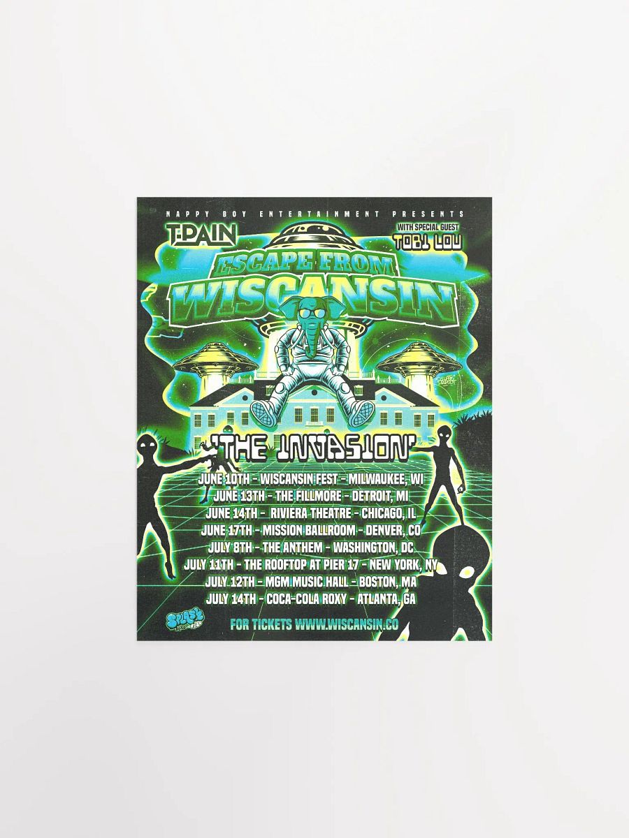 The Invasion Tour Poster product image (1)