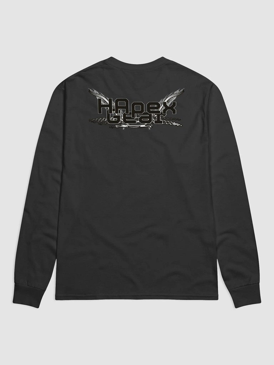 Long Sleeve Shirt - Black HApex Gear White Logo product image (1)