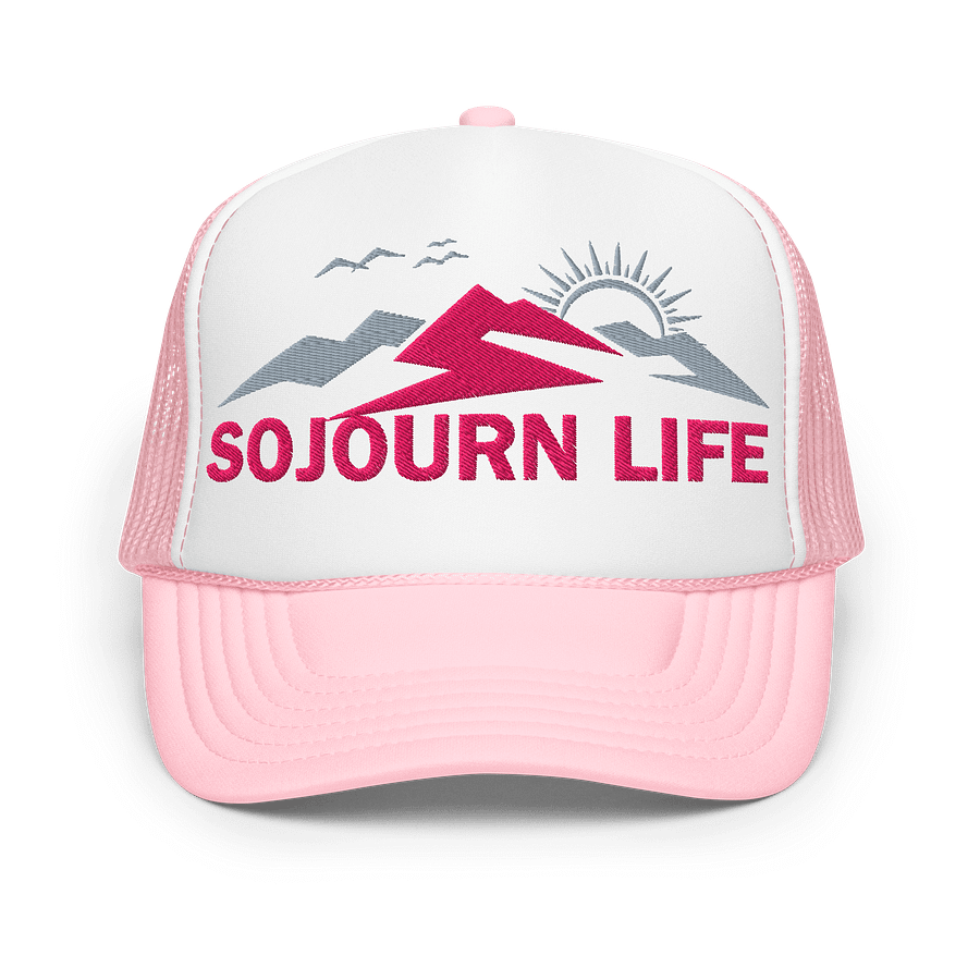 Sojourner Pink Old Skool Trucker Hat product image (1)