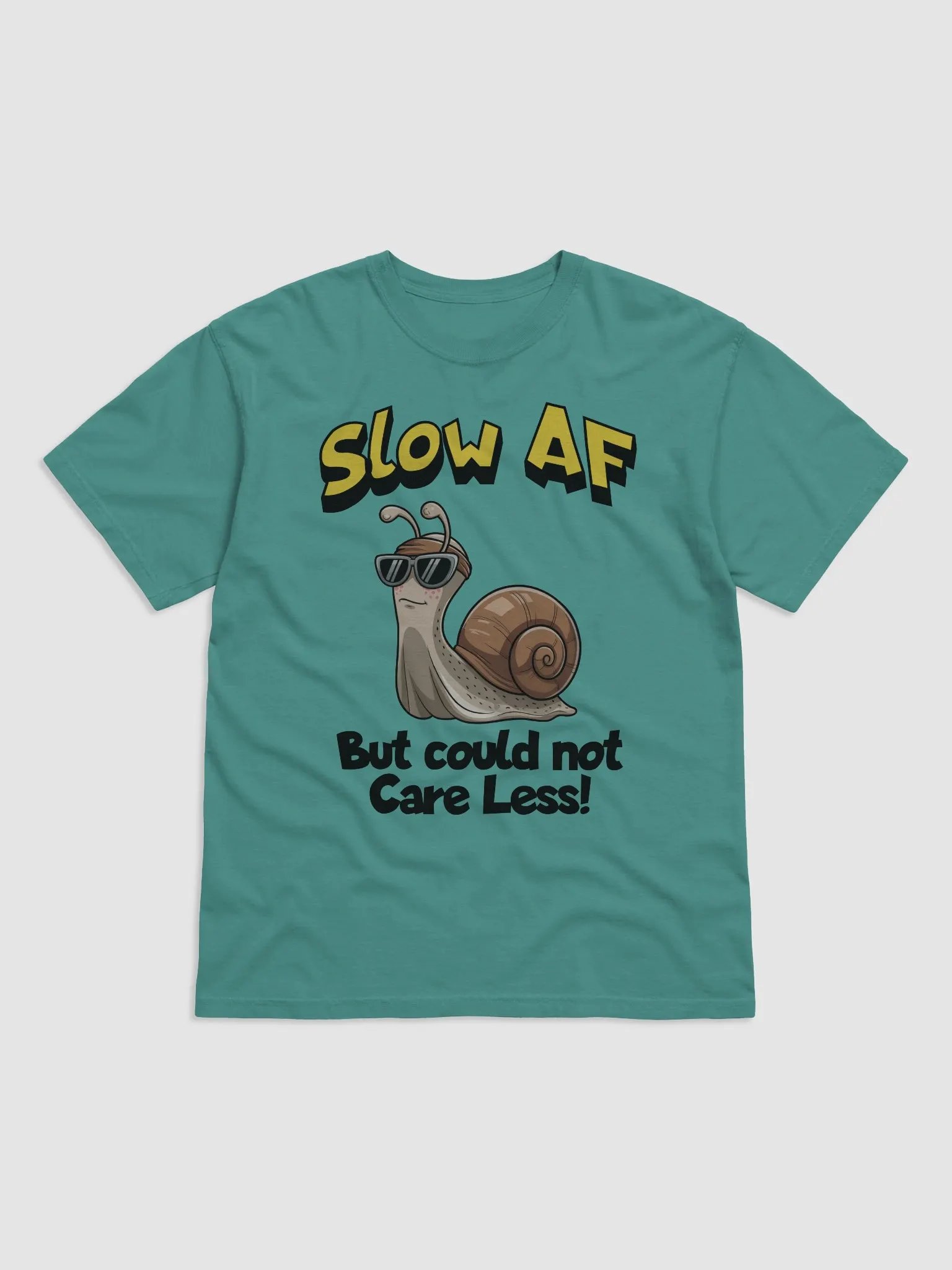 Slow AF Snail Sunglasses Tee product image (1)