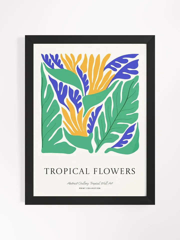 Tropical Flowers - Framed Poster product image (1)