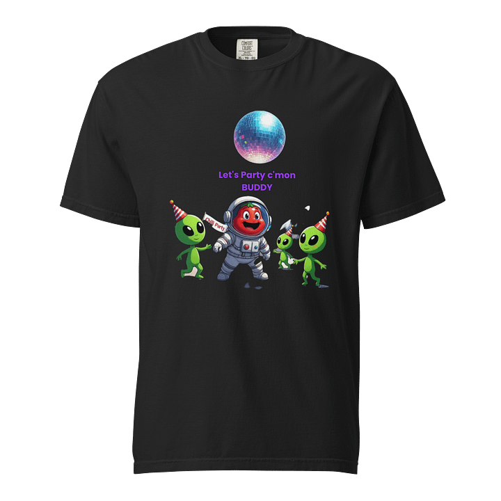 Space Alien Party Heavyweight T-Shirt product image (1)